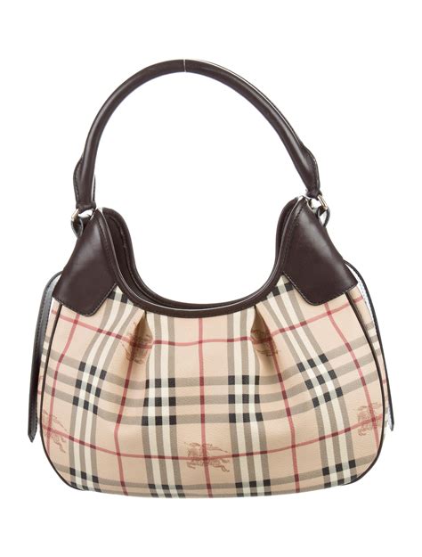 burberry black hobo plaid purse|Burberry leather wallet.